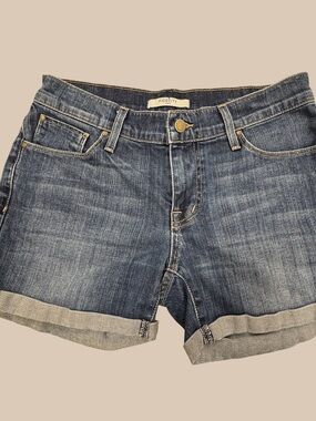 Fidelity Blue Rolled-Hem Denim Shorts
